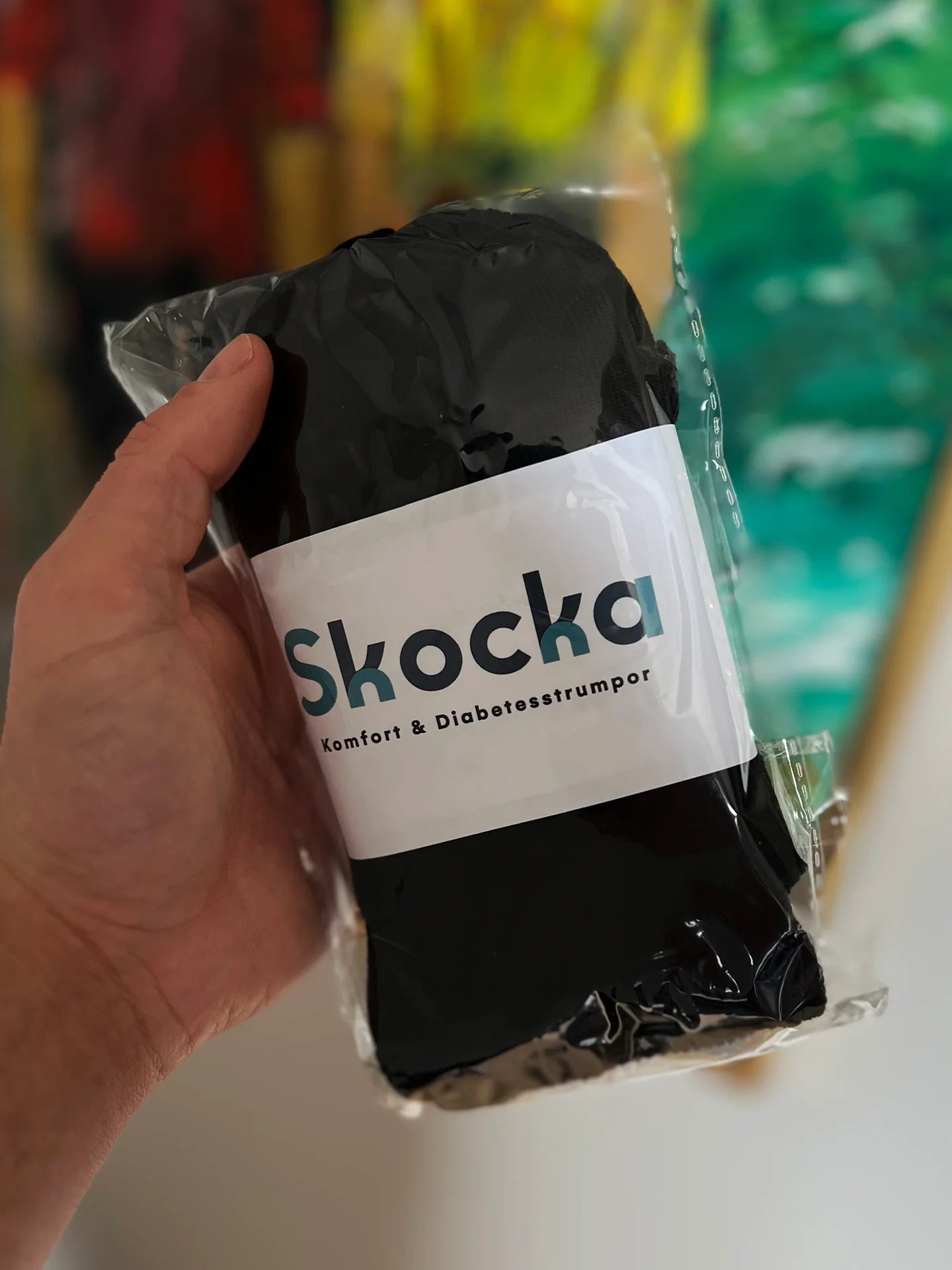 Skocka Komfortstrumpa